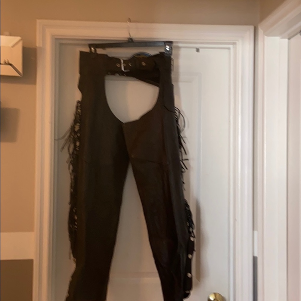 Leather Fringe chaps